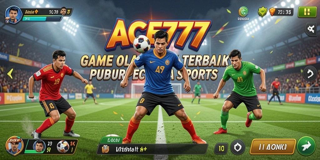 Tampilan gameplay seru dari ACE777 yang menggambarkan aksi olahraga.