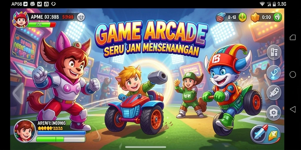 Tampilan gameplay menarik dari AP686 yang memikat pemain.