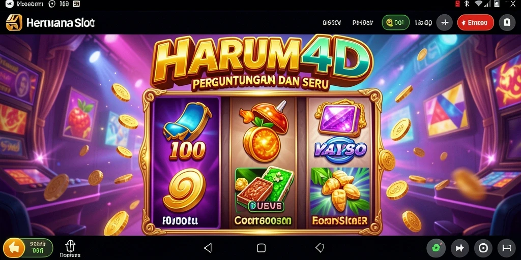 Tampilan gameplay menarik dari HARUM4D yang penuh warna.
