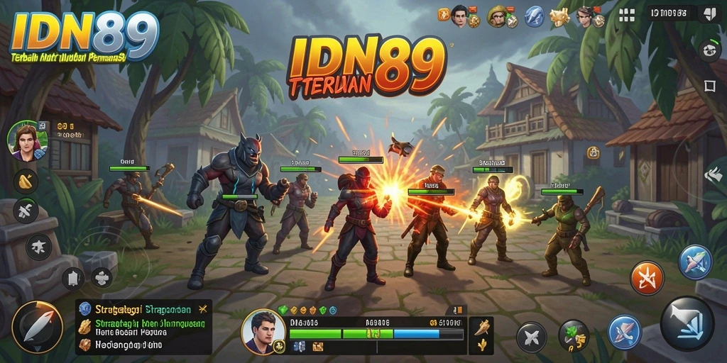 Tampilan gameplay IDN89 yang penuh aksi dan strategi.