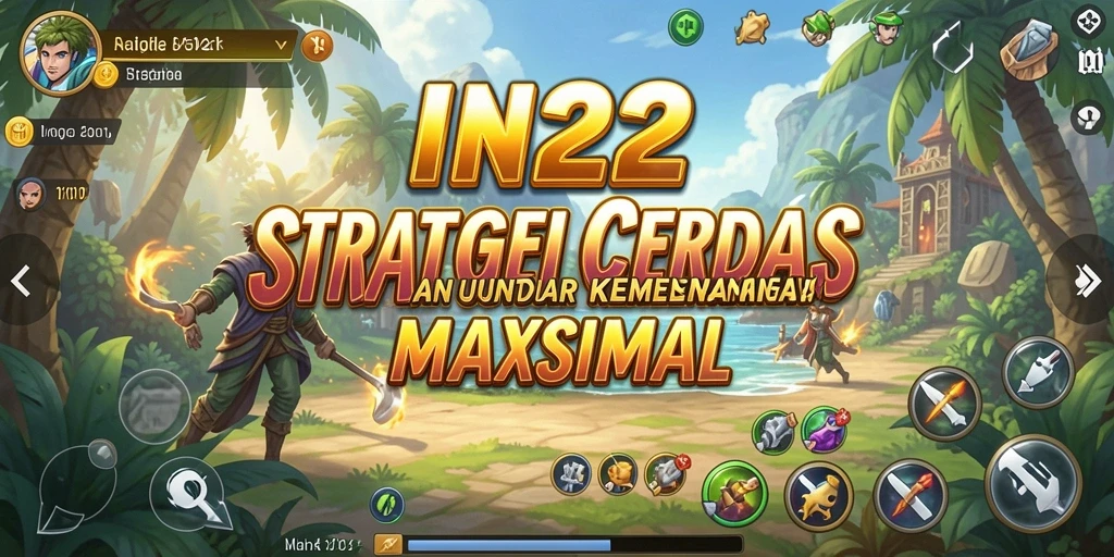 Tampilan gameplay IN22 yang intens dan strategis.