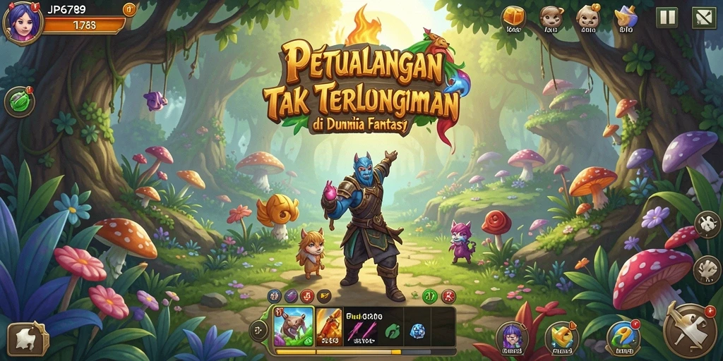 Tampilan gameplay JP6789 dengan aksi petualangan yang mendebarkan.