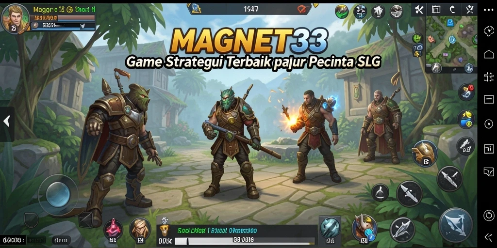Tampilan gameplay MAGNET33 dengan pertempuran yang intens.