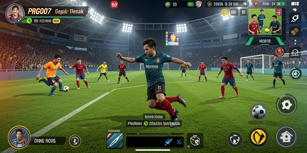 Tampilan gameplay PRG007 yang menegangkan dan penuh aksi di lapangan.