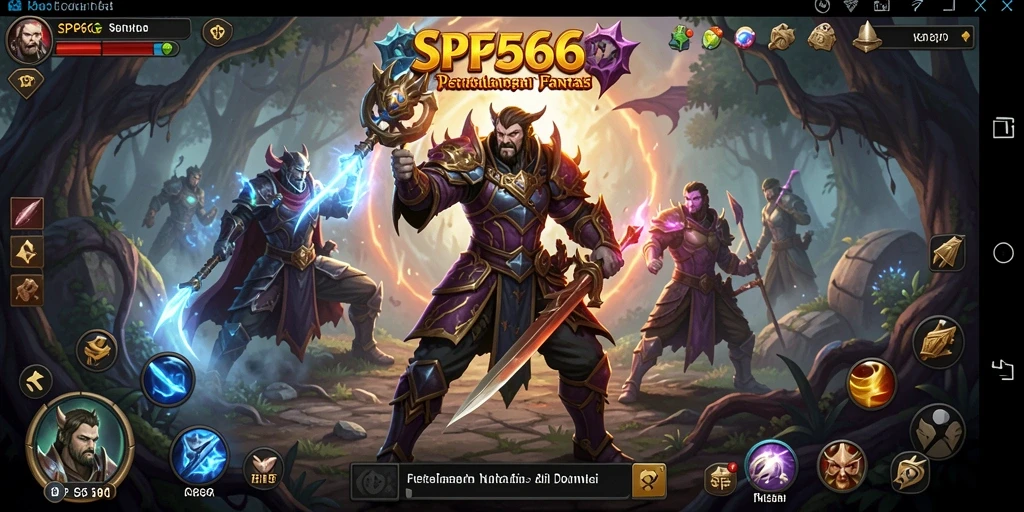 Tampilan gameplay SP666 yang menegangkan dan dinamis di dunia RPG.